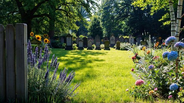 10 plantes idéales pour embellir durablement un cimetière